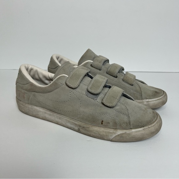 Nike Tennis Classic AC Velcro Pack Sneaker Shoes Grey Green 749448-003 US9.5